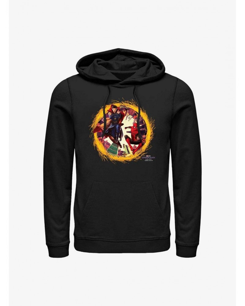 Marvel Spider-Man: No Way Home Spidey Doctor Strange Portal Hoodie $17.96 Hoodies