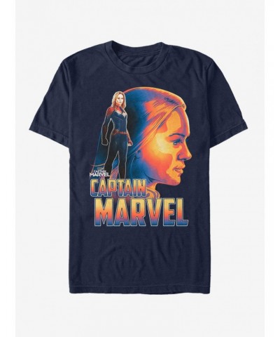 Marvel Captain Marvel Silhouette T-Shirt $7.07 T-Shirts