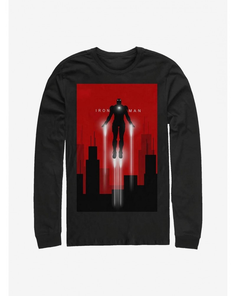 Marvel Iron Man Take Off Long-Sleeve T-Shirt $8.16 T-Shirts