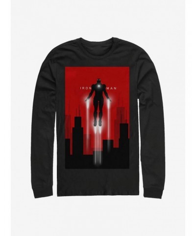 Marvel Iron Man Take Off Long-Sleeve T-Shirt $8.16 T-Shirts