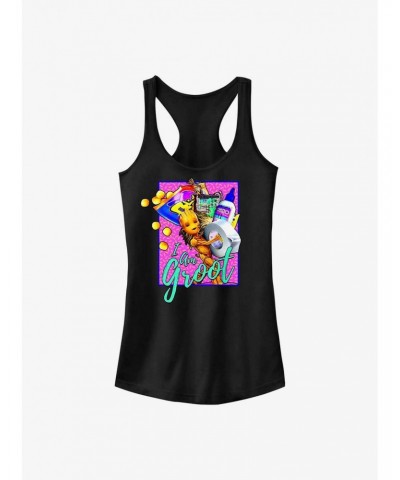 Marvel Guardians of the Galaxy Rad Groot Girls Tank $7.57 Tanks