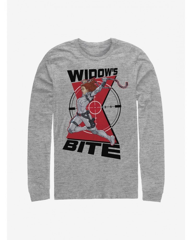 Marvel Black Widow Widow Bite Long-Sleeve T-Shirt $12.63 T-Shirts