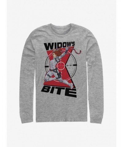 Marvel Black Widow Widow Bite Long-Sleeve T-Shirt $12.63 T-Shirts