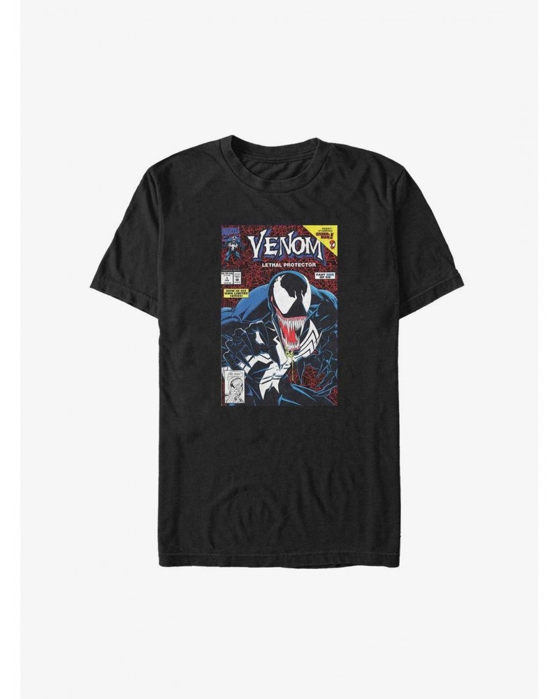 Marvel Venom Lethal Protector Comic Cover Big & Tall T-Shirt $10.52 T-Shirts