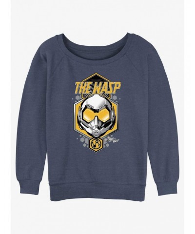 Marvel Ant-Man and the Wasp: Quantumania The Wasp Shield Slouchy Sweatshirt $11.51 Sweatshirts