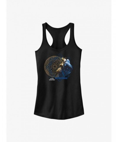 Marvel Doctor Strange In The Multiverse Of Madness Strange Gold Girls Tank $7.97 Tanks