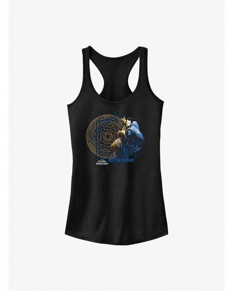 Marvel Doctor Strange In The Multiverse Of Madness Strange Gold Girls Tank $7.97 Tanks