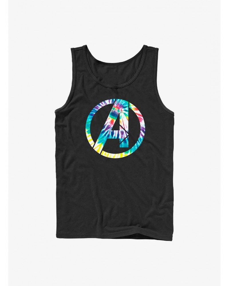 Marvel Avengers Tie-Dye Logo Tank $8.57 Tanks