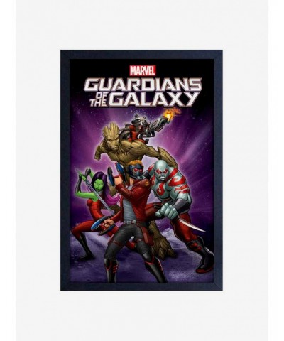 Marvel Guardians Of The Galaxy Group Framed Wood Wall Art $7.47 Merchandises