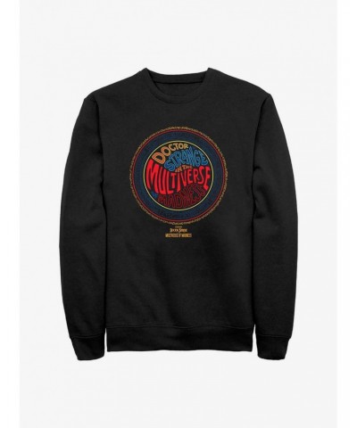 Marvel Doctor Strange In The Multiverse of Madness Runes Logo Sweatshirt $8.86 Sweatshirts