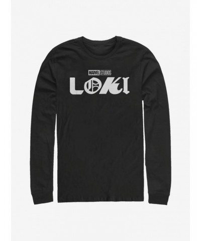 Marvel Loki Logo Long-Sleeve T-Shirt $10.79 T-Shirts