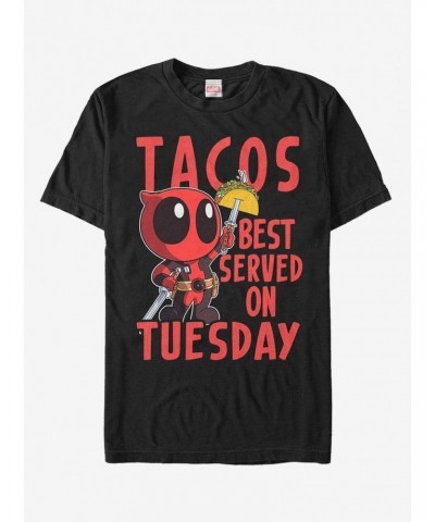 Marvel Deadpool Taco Tuesday T-Shirt $6.69 T-Shirts