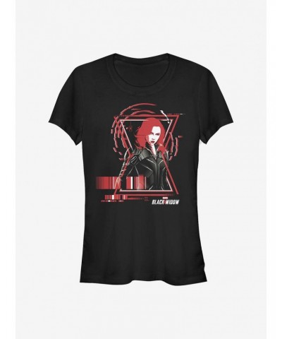 Marvel Black Widow Widow Barcode Girls T-Shirt $7.57 T-Shirts