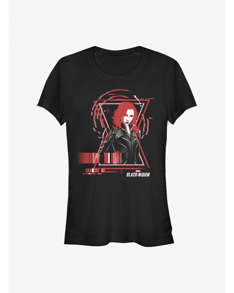 Marvel Black Widow Widow Barcode Girls T-Shirt $7.57 T-Shirts