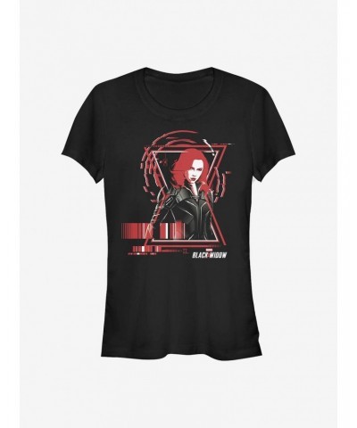 Marvel Black Widow Widow Barcode Girls T-Shirt $7.57 T-Shirts