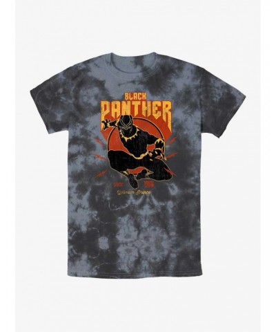 Marvel Black Panther Warrior Prince Tie-Dye T-Shirt $7.25 T-Shirts