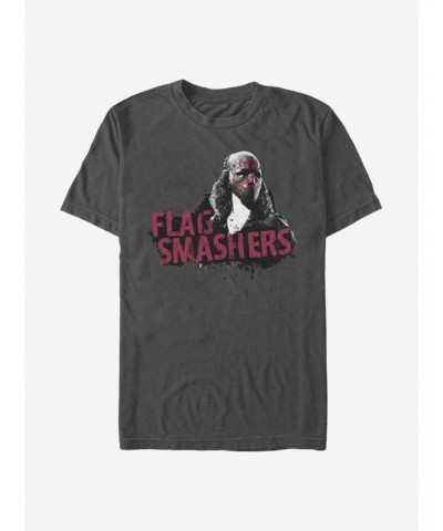 Marvel The Falcon And The Winter Soldier Flag Smashers T-Shirt $9.18 T-Shirts