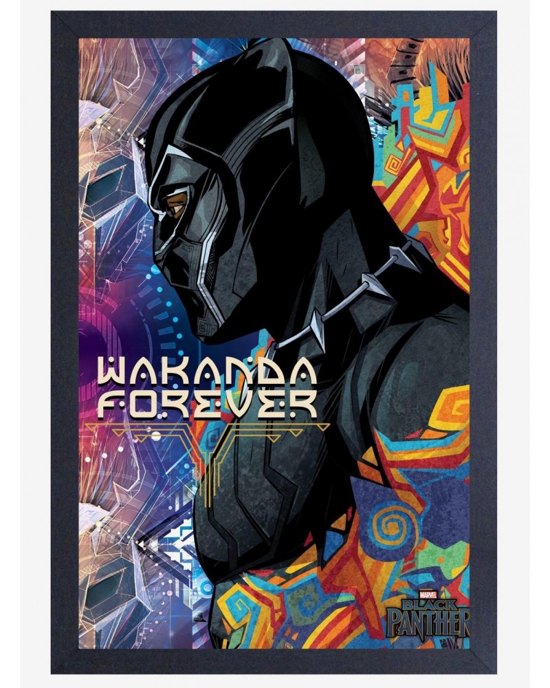 Marvel Black Panther Side Profile Framed Poster $10.71 Posters