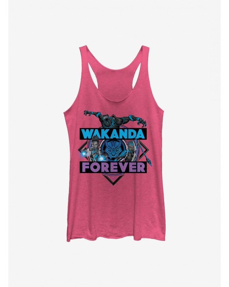 Marvel Black Panther Wakanda Crosshatch Girls Tank $7.87 Tanks