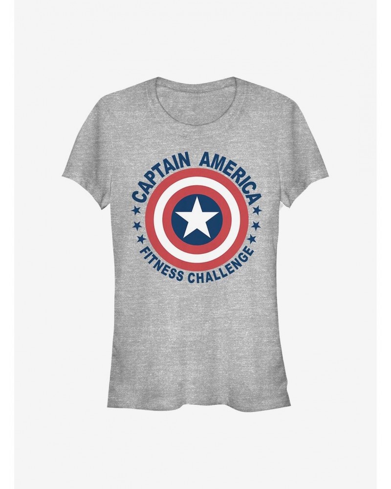 Marvel Captain America Fitness Challenge Girls T-Shirt $9.36 T-Shirts