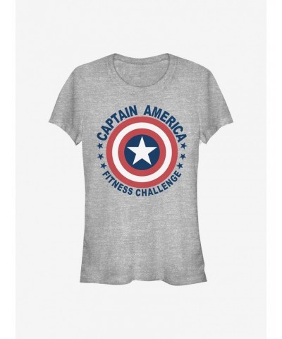 Marvel Captain America Fitness Challenge Girls T-Shirt $9.36 T-Shirts