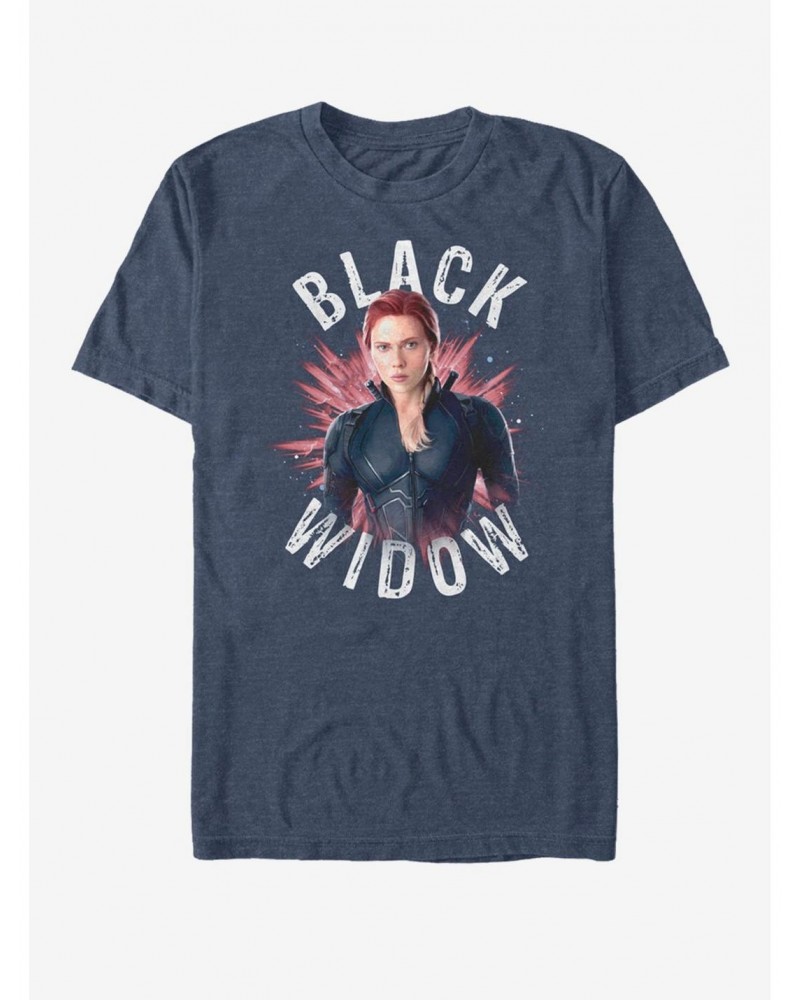 Marvel Avengers: Endgame Black Widow Burst T-Shirt $9.56 T-Shirts