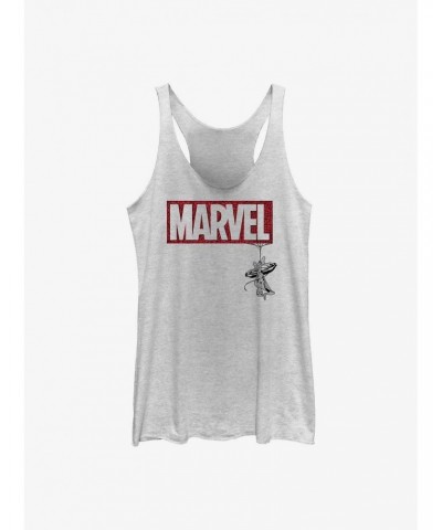 Marvel Spiderweb Logo Girls Tank $9.53 Tanks