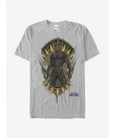 Marvel Black Panther 2018 Claw Crest T-Shirt $8.99 T-Shirts