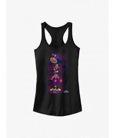 Marvel Doctor Strange In The Multiverse Of Madness Panel Group Shot Girls Tank $7.57 Tanks