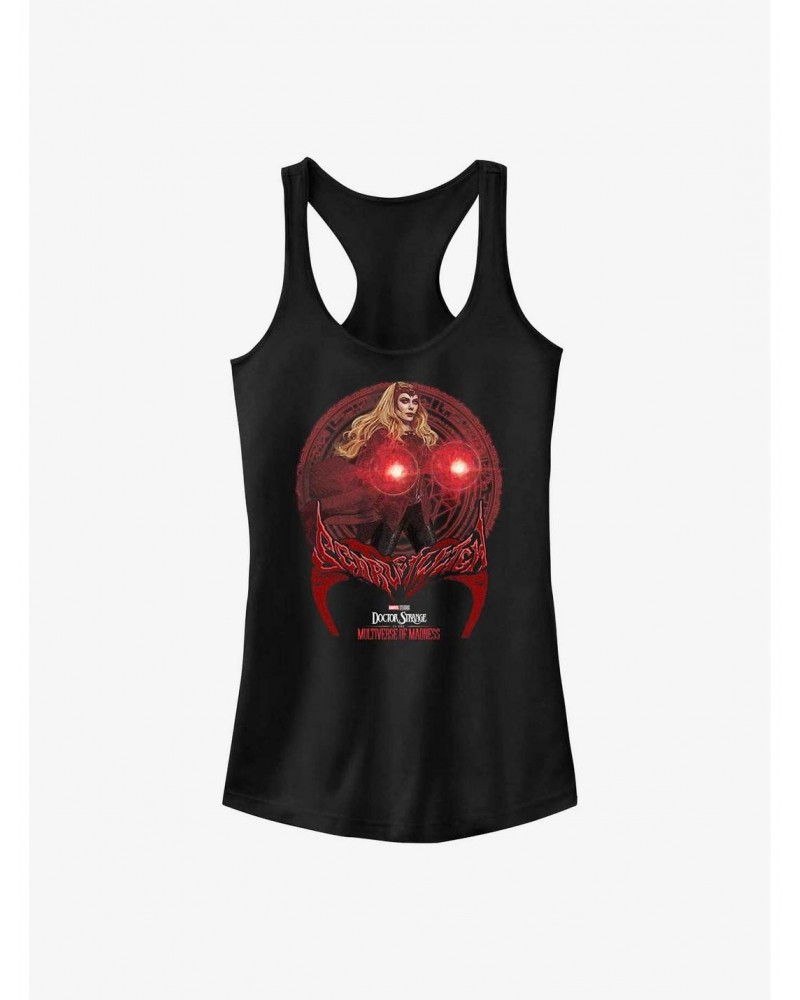 Marvel Doctor Strange In The Multiverse Of Madness Scarlet Spell Girls Tank $9.16 Tanks