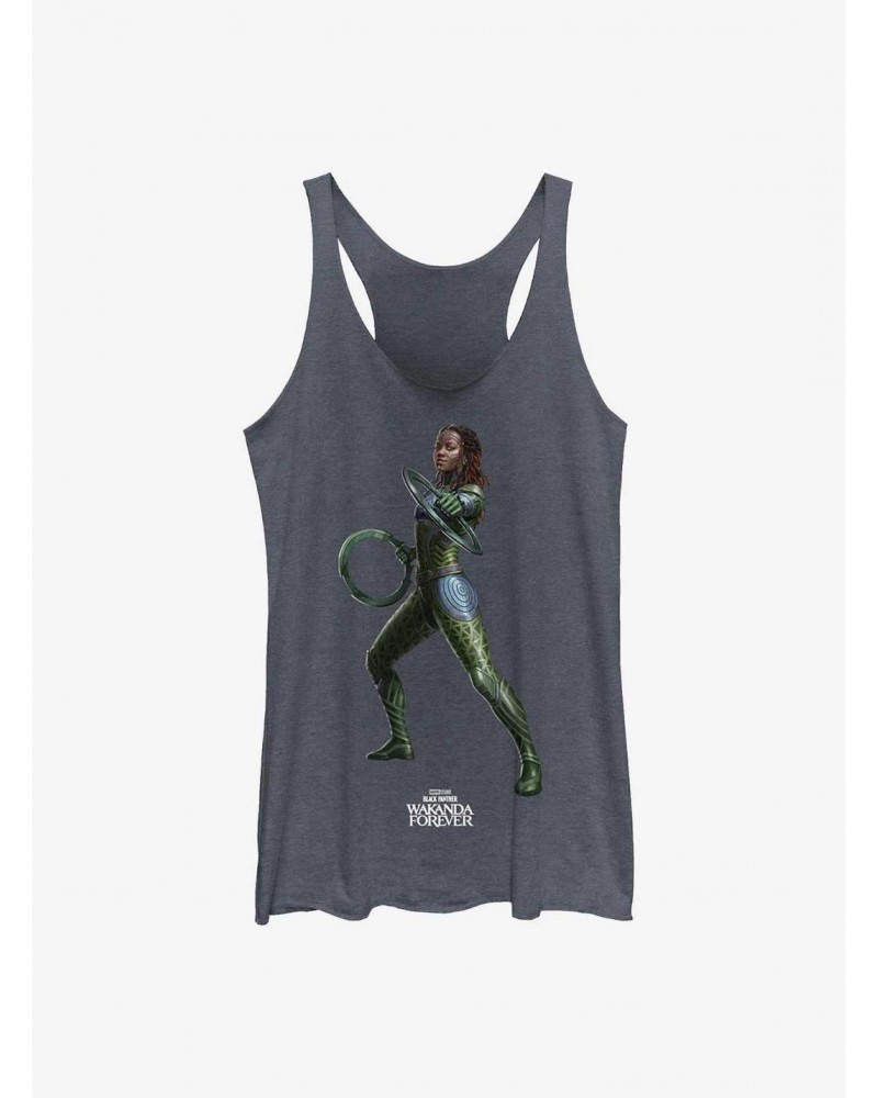 Marvel Black Panther: Wakanda Forever Nakia Action Pose Girls Tank $8.91 Tanks