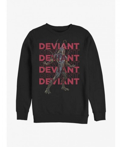 Marvel Eternals Deviant Kro Repeating Crew Sweatshirt $14.76 Sweatshirts