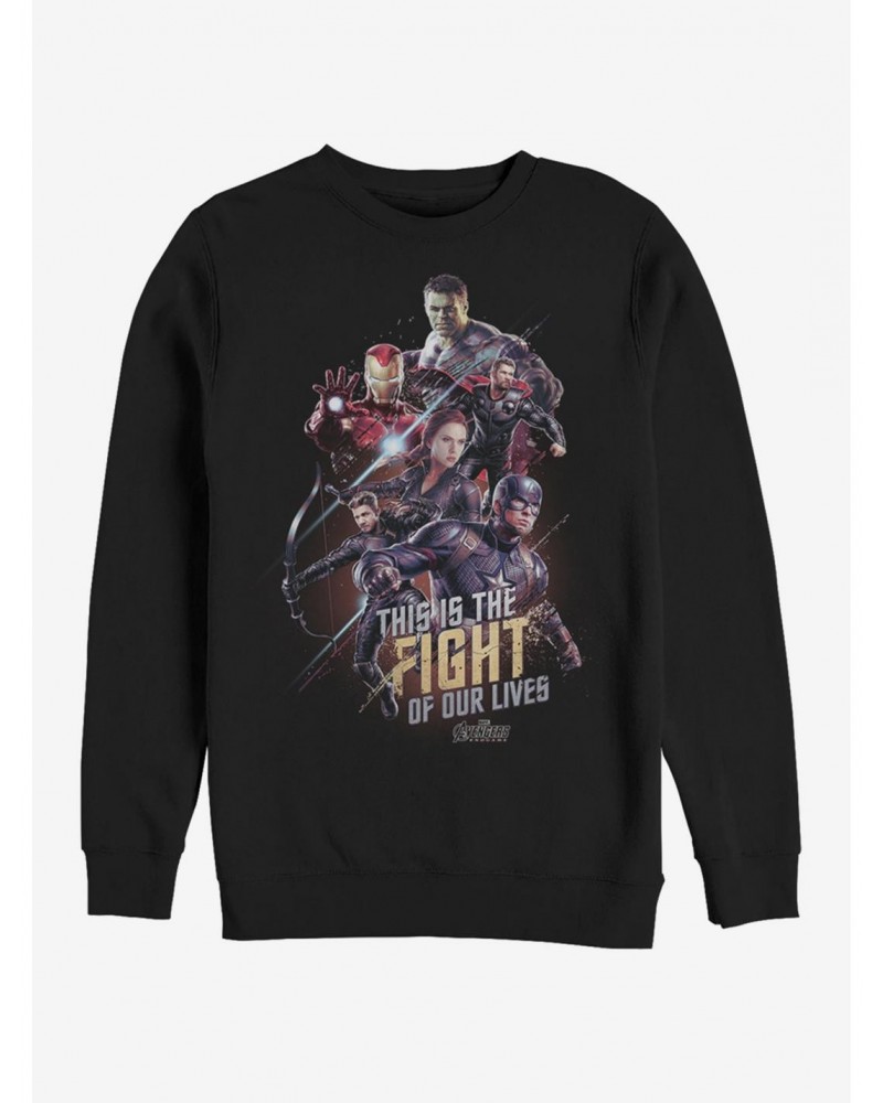 Marvel Avengers: Endgame Life Fight Sweatshirt $10.92 Sweatshirts